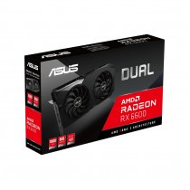 ASUS Radeon RX 6600 8GB GDDR6 DUAL-RX6600-8G VGA Kártya