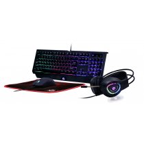 Gembird GGS-UMGL4-01-HU USB magyar billentyűzet+egér+egérpad+headset