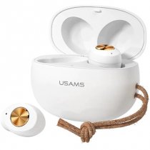 Usams Bluetooth mikrofonos fülhallgató dokkolóval BHUES01