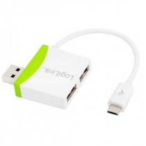 USB Hub 2portos micro USB kábellel LogiLink UA0180