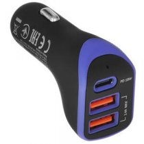 Canyon Autós töltő 3xUSB aljzattal 2400mA CNE-CCA08PU