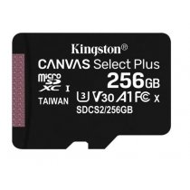 SD Micro 256GB XC Kingston 1Adapter CL10 SDCS2/256GB