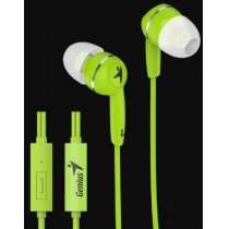 Genius HS-M320 mikrofonos fülhallgató zöld