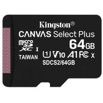 SD Micro 64GB XC Kingston Adapter nélkül CL10 SDCS2/64GBSP
