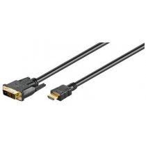HDMI-DVI kábel 1m Goobay 51579