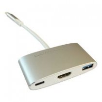 USB Hub 4portos LC Power LC-HUB-C-MULTI-4 USB 3.0 +HDMI +PD port