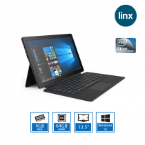 Linx 12X64 Windowsos 4 magos CPU Tablet billentyűzettel