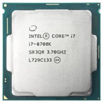 Intel Core i7-8700K 3.70 Ghz Számítógép Processzor SR3QR