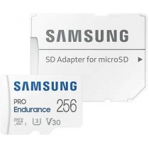 SD Micro 256GB XC Samsung 1Adapter UHS-I U3 Pro Endurance MB-MJ256KA/EU