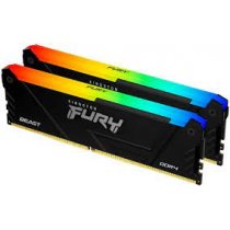 32GB 3200MHz Kingston DDR4 Fury Beast RGB Kit RAM KF432C16BB2AK2/32